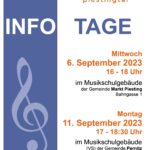 Infotage der Musikschule
