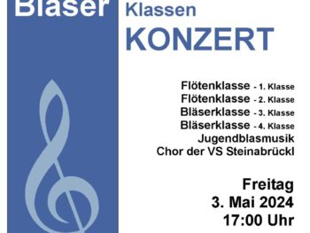 Bläserklassenkonzert in Steinabrückl