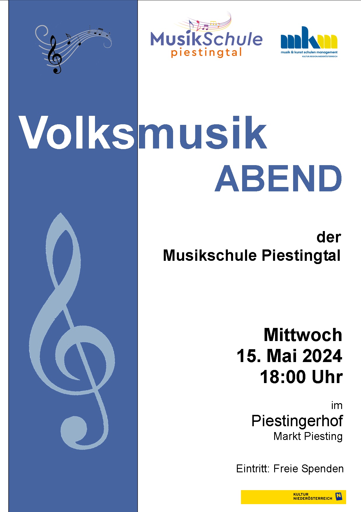 Volksmusikabend im Piestingerhof