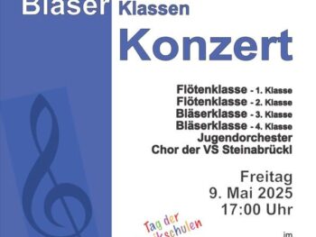 Bläserklassenkonzert in Steinabrückl