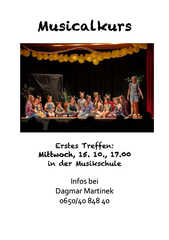 Musicalkurs startet wieder