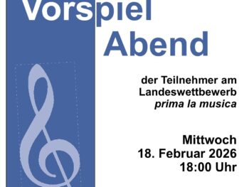 Vorspielabend der „prima la musica“-Teilnehmer