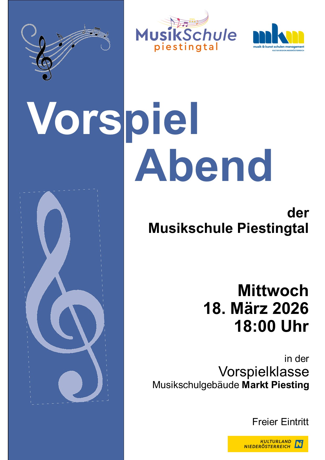 Vorspielabend in Markt Piesting