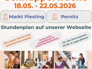Schnupperwoche in der Musikschule