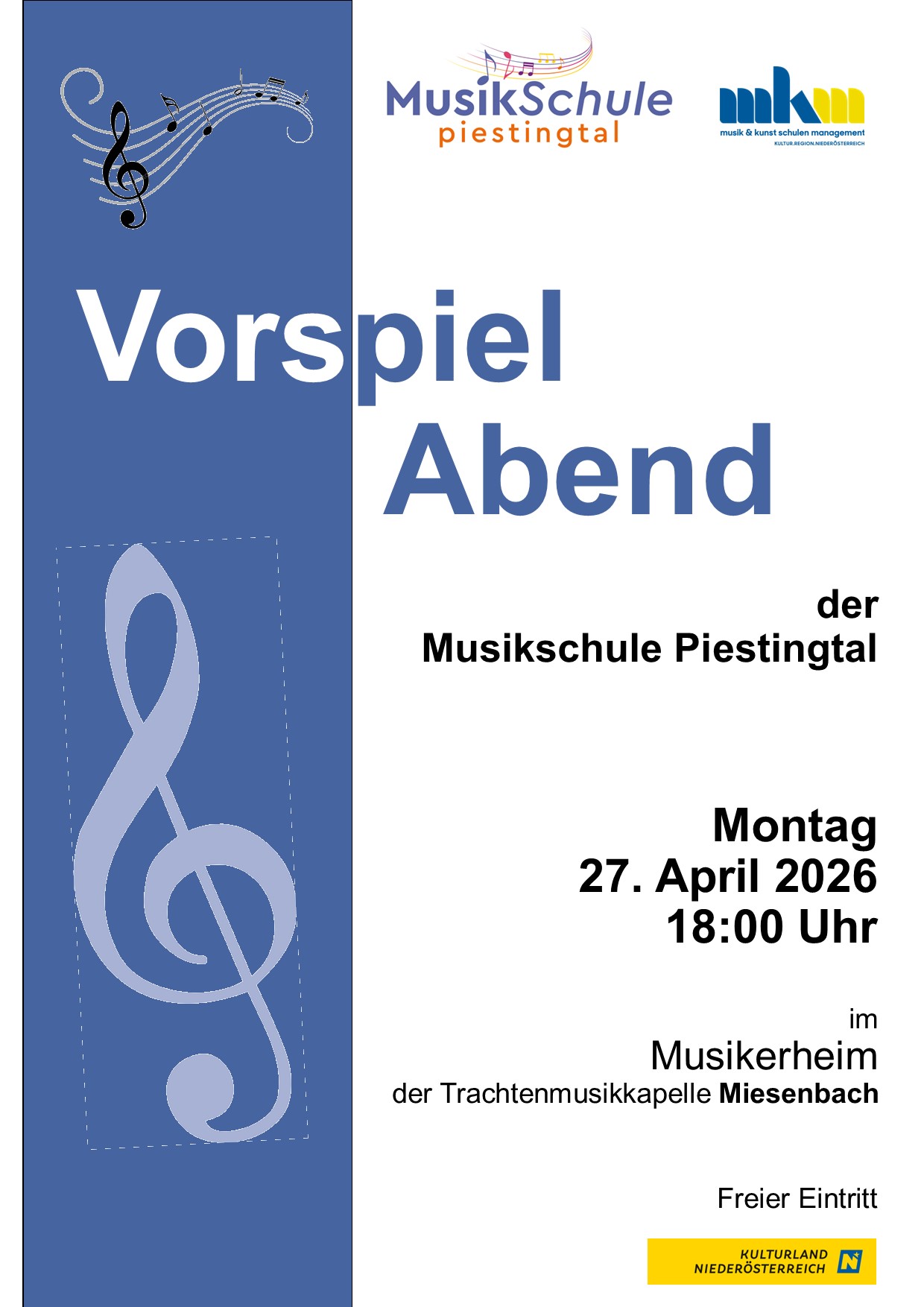 Vorspielabend in Miesenbach