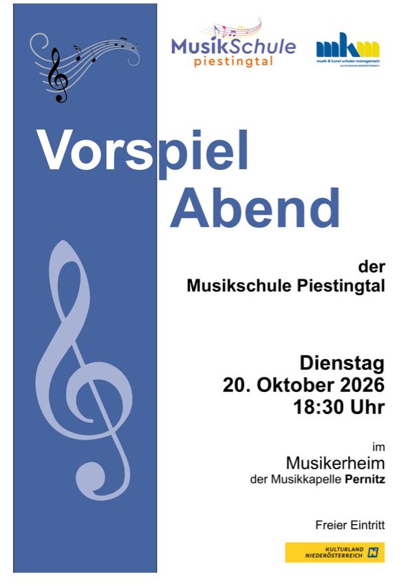Vorspielabend in Pernitz
